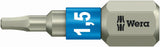 WERA Bit 3840/1 TS 1/4 Zoll 1,5 mm Innensechskant Torsion Hex-Plus Edelstahl 25 mm