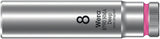 WERA Steckschlüsseleinsatz 8790 HMA Deep 1/4 Zoll SW 5,5 mm, Länge 50 mm, Außensechskant