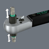 WERA Drehmomentschlüssel Click-Torque Lock A 5 R/L 1/4 Zoll 2,5-25 Nm mit Lock-Funktion