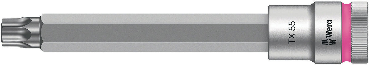 WERA Steckschlüsseleinsatz 8767 C HF TORX® 1/2 Zoll T20, 140 mm, mit Haltefunktion