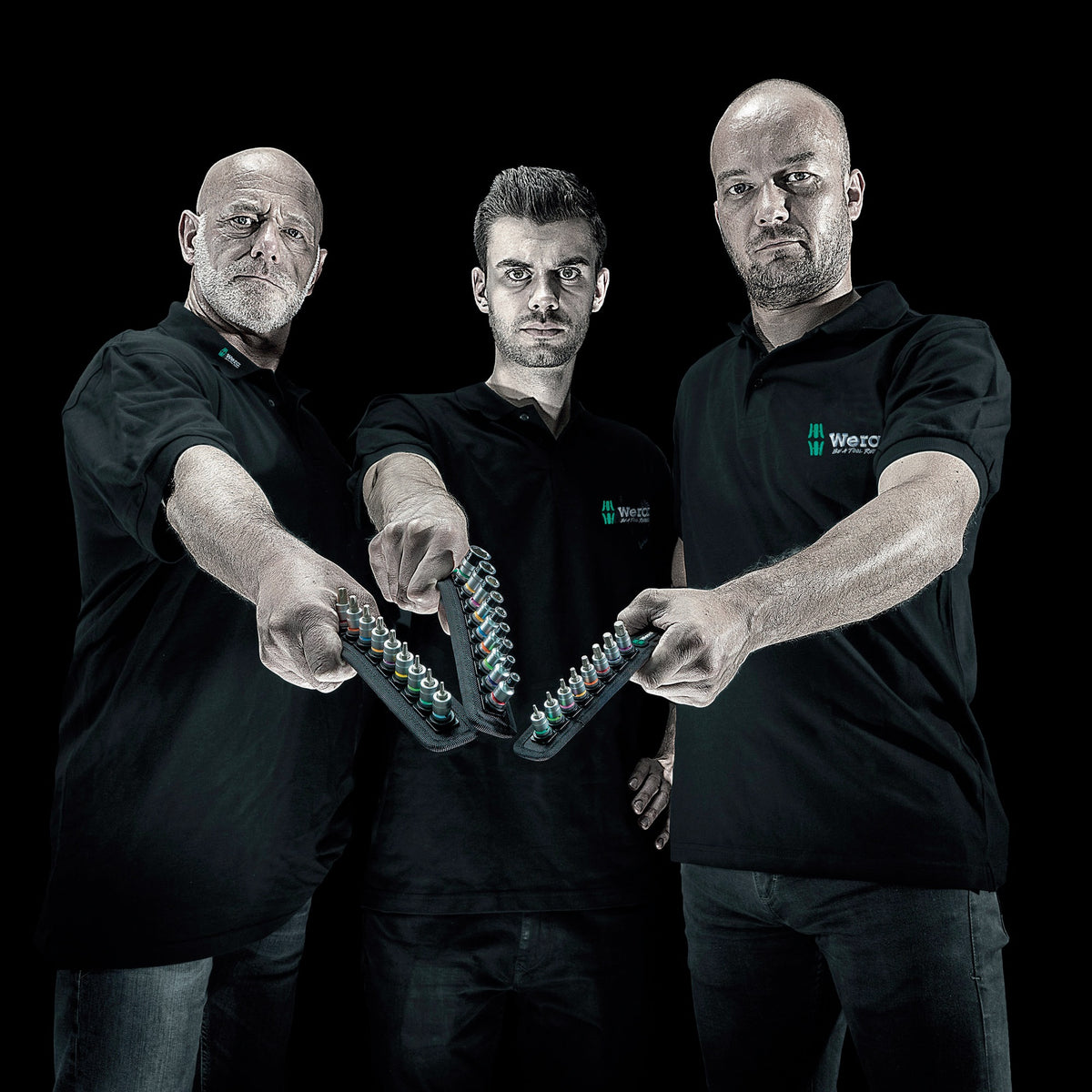 WERA Steckschlüsselsatz Belt 1 10-teilig 1/4 Zoll 4-13 mm für Außensechskant
