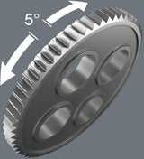 WERA Steckschlüsselsatz 8100 SA 6, 28-teilig, 1/4 Zoll, SW 5-13 mm, 72 Zähne