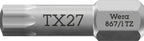 für Schrauben mit Innen-TORX®-Profil / T 27 / 25 mm