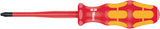 WERA VDE-Schraubendreher 162iS PH1 Phillips, isoliert bis 1.000 V, Kraftform-Griff, 80 mm Klinge