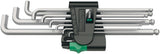 Wera Winkelschlüsselsatz 950 PKLS/9 SM SB – 9-teilig, extra kurzer Schenkel, Hex-Plus, Kugelkopf
