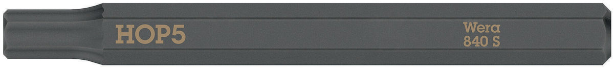 WERA Bit 851 S PH 1 x 70 mm, 1/4 Zoll Sechskant, 5er-Pack