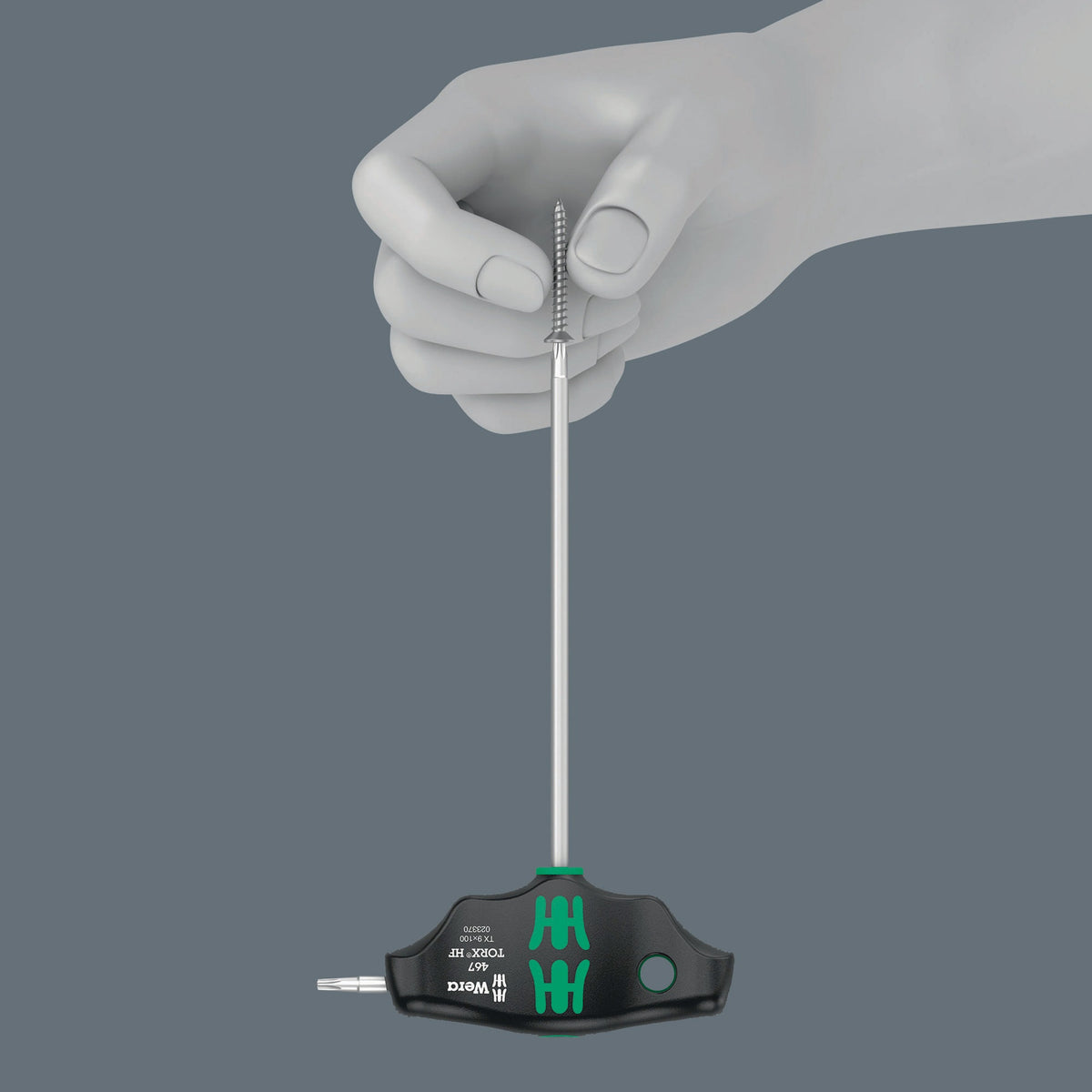 WERA Schraubendreher 467 TORX® HF TX 8x100/12 mm Take it Easy Quergriff