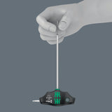 WERA Sechskantschraubendrehersatz 454/7 HF Set 1, 7-teilig, Quergriff, Hex-Plus, mit Haltefunktion