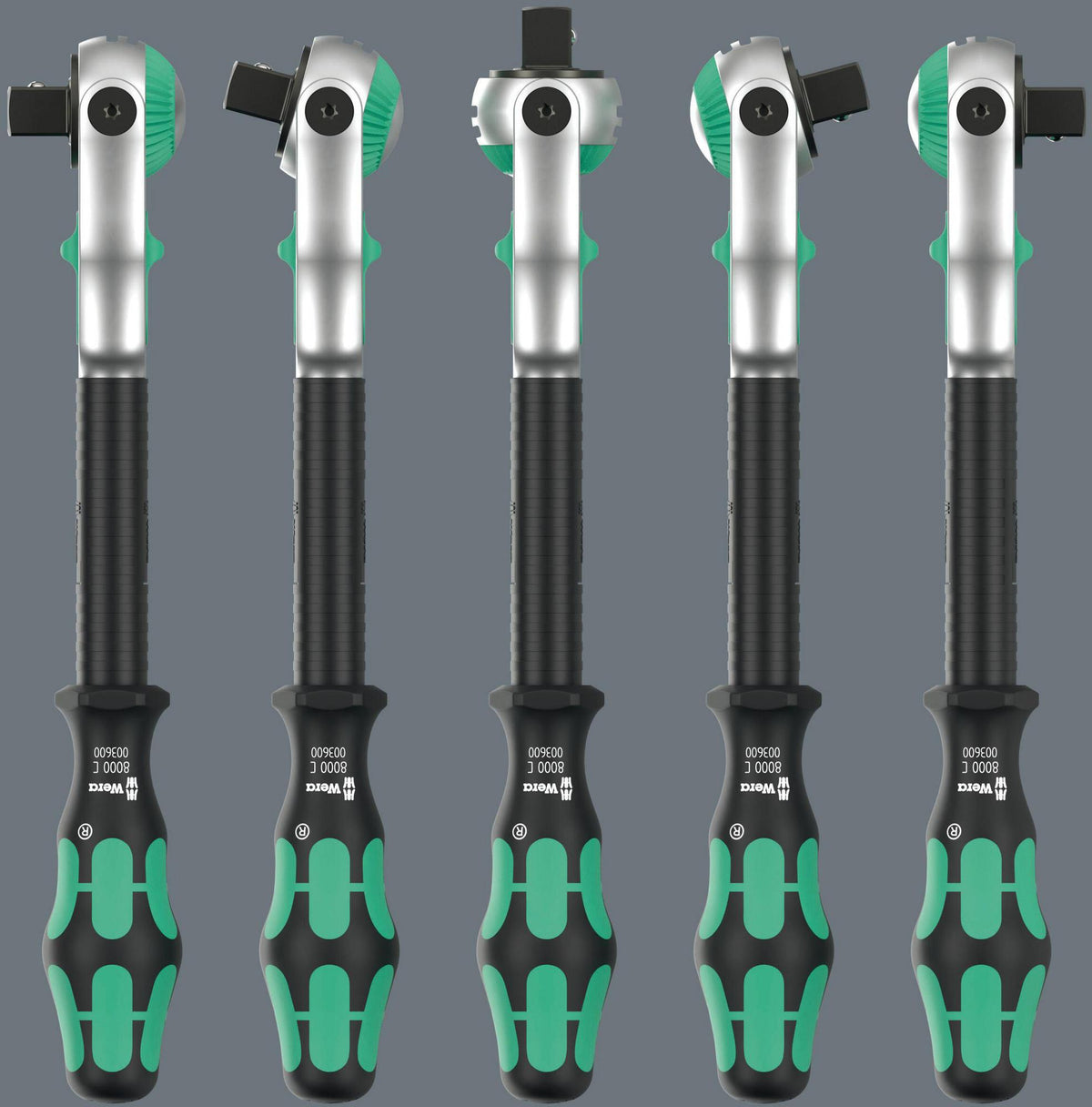 WERA Steckschlüsselsatz 8100 SA 6, 28-teilig, 1/4 Zoll, SW 5-13 mm, 72 Zähne