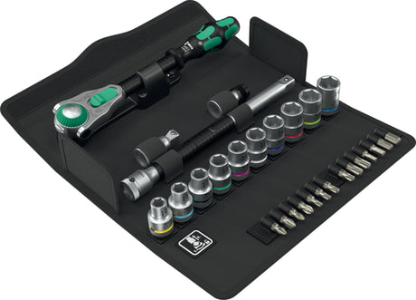 WERA Steckschlüsselsatz Zyklop Speed 28-tlg. 1/2 Zoll SW 10-19 mm 72 Zähne 6-Kant