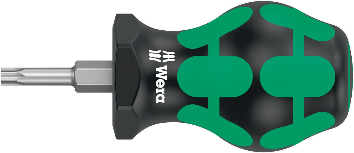 WERA Schraubendreher 367 TORX® Stubby T 10 mit 2K-Griff und Rundklinge