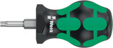 WERA Schraubendreher 367 TORX® Stubby T 10 mit 2K-Griff und Rundklinge