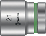 WERA Steckschlüsseleinsatz 8790 HMC Außen-6-kant 1/2 Zoll SW 1 1/8 Zoll L 40 mm