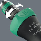 WERA Schraubendrehersatz Kraftform Kompakt 60 RA-R 1, 17-teilig, mit Wechselklingen und integrierter Ratschenmechanik