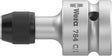 WERA Bitadapter 784 – 1/2" Innenvierkant auf 1/4" Innensechskant für Bits