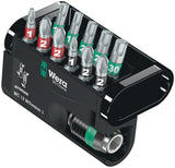 WERA Bit-Check 12 BiTorsion 1 Bitsortiment 12-teilig PH/PZD/TX mit Rapidaptor Bithalter