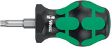WERA Schraubendreher 367 TORX® Stubby T 27 mit 2K-Griff und Rundklinge