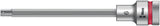 WERA Steckschlüsseleinsatz 8740 C HF 1/2 Zoll SW 10 mm L.140 mm mit Haltefunktion