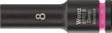 WERA Steckschlüsseleinsatz 8790 B Impaktor Deep 3/8 Zoll, 1 Zoll, 63 mm – Schlagschrauberfest