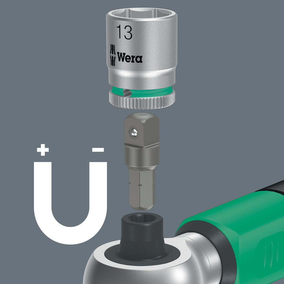 WERA Drehmomentschlüsselset Safe-Torque 10-tlg. 2-12 Nm 1/4 Zoll mit Überrutschmechanismus