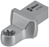 WERA Einsteckschlüssel 7776 SW TX 10, 9x12 mm, CV-Stahl, mattverchromt