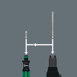 WERA Schraubendrehersatz KK 60 17-tlg. mit Handhalter, Wechselklingen und Rapidaptor-Technologie