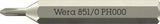 WERA Bit 851/0 Micro PH 0, 30 mm, 4 mm Sechskant