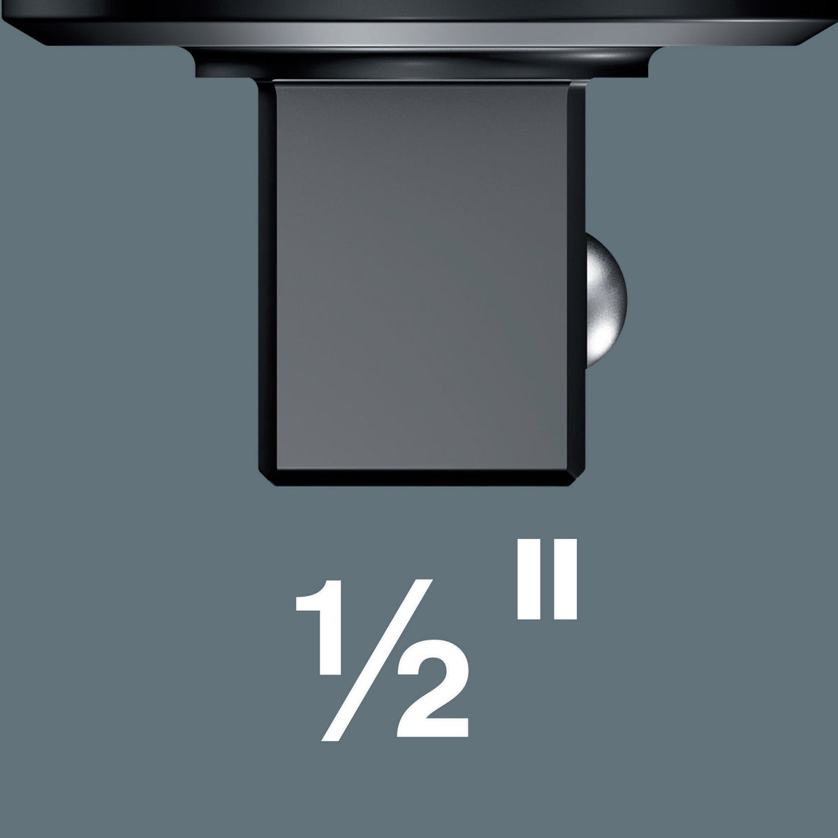 WERA Einsteckknarre 7772 A 1/4 Zoll 9x12 mm – Umschaltbar, Feinverzahnung 72 Zähne
