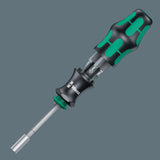 WERA Magazinbithalter KK 28 8-teilig Schlitz/PH/PZD mit integriertem Magazin und Teleskopklinge