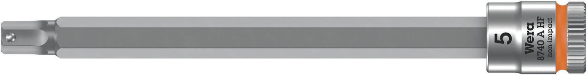 WERA Steckschlüsseleinsatz 8740 A HF 1/4 Zoll SW 5/16 Zoll mit Haltefunktion und Farbleitsystem