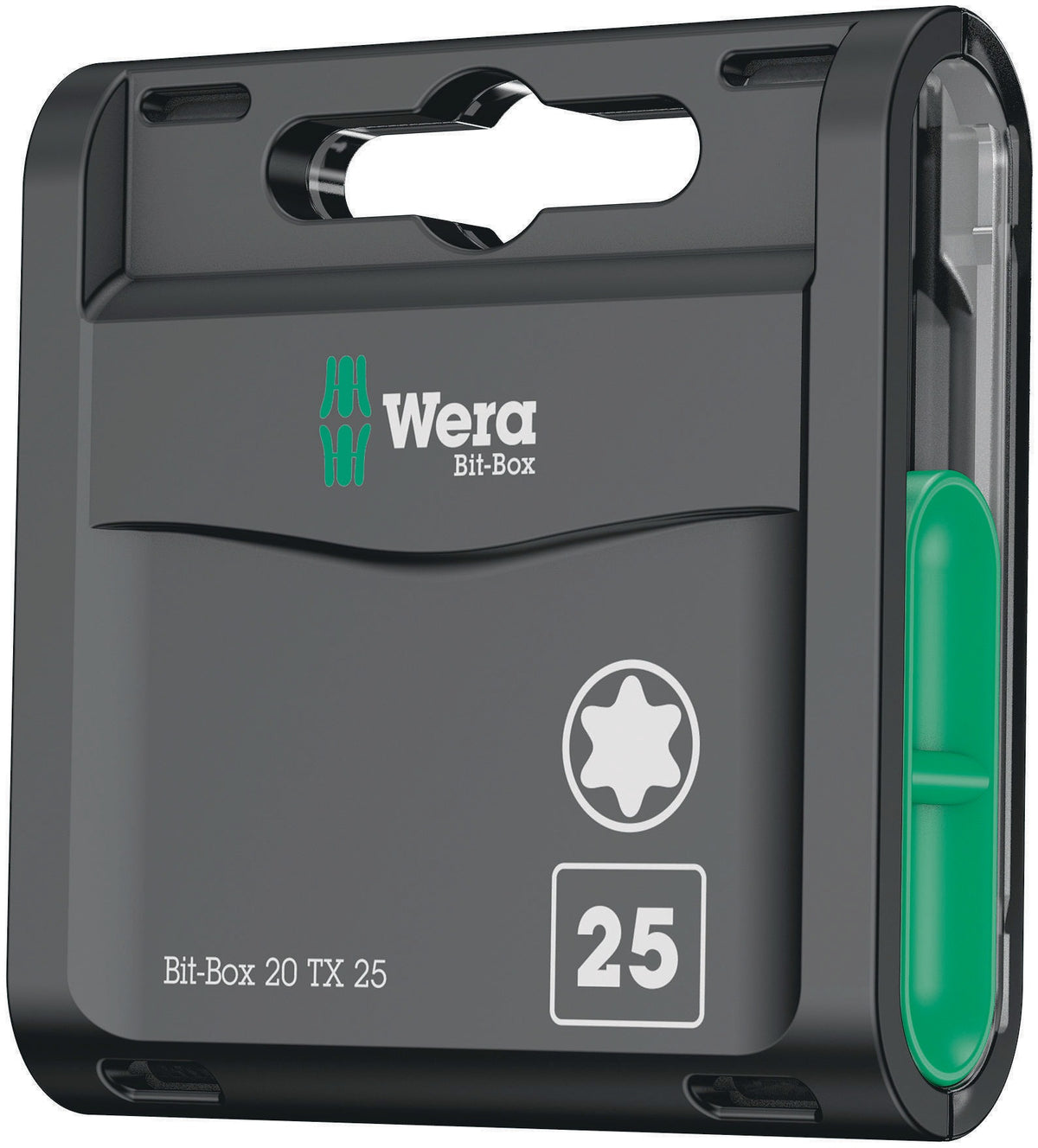 WERA Bitgroßpackung 1/4 Zoll PH 2 L.25mm DIN ISO 1173, Form C 6,3 – 20 Bits in Kunststoffbox