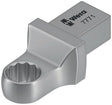 WERA Einsteckringschlüssel 7771 SW 10mm, 9x12mm Aufnahme, CV-Stahl, mattverchromt