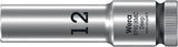 Wera Steckschlüsseleinsatz 8790 HMC Deep 6-kant SW11mm 1/2 Zoll CrV Länge 83mm