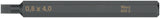 WERA Bit 800 S für Schlitzschrauben 4,0 mm x 70 mm, 1/4 Zoll C6,3, 5er-Pack