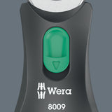 WERA Schwenk- und Umschaltknarre 8009 Zyklop Pocket Set 1 – 3/8″ + 1/4″ mit 72 Zähnen und Bit-Magazin