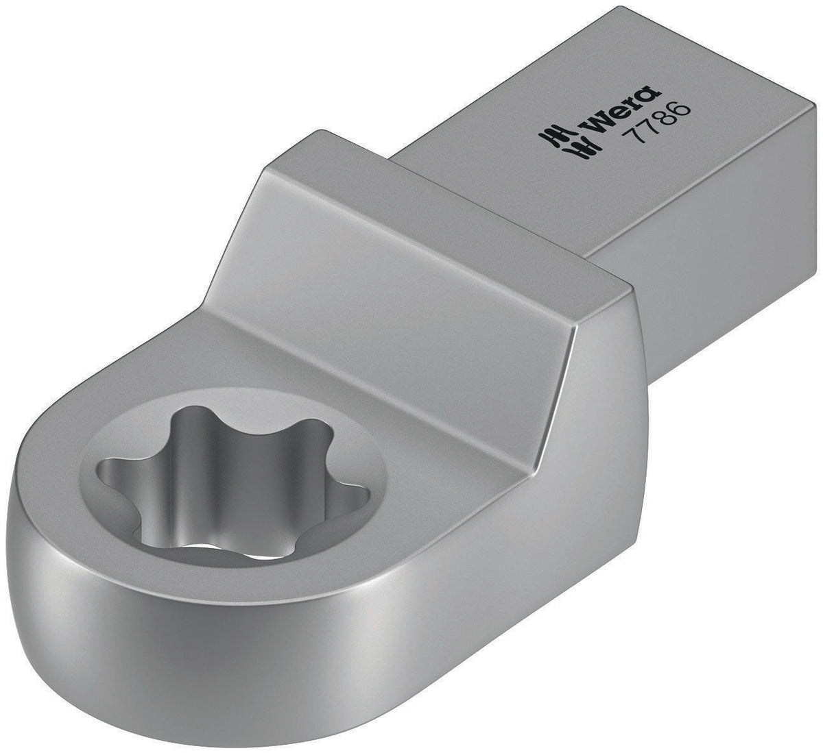 WERA Einsteckschlüssel 7776 SW TX 10, 9x12 mm, CV-Stahl, mattverchromt