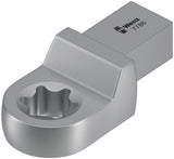 WERA Einsteckschlüssel 7776 SW TX 10, 9x12 mm, CV-Stahl, mattverchromt
