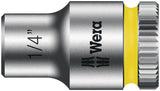WERA Steckschlüsseleinsatz 8790 HMA Außen-6-kant SW 1/4 Zoll Länge 23 mm mit Take it easy Farbkennzeichnung