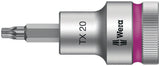 WERA Steckschlüsseleinsatz 8767 C HF TORX® 1/2 Zoll T20, 140 mm, mit Haltefunktion