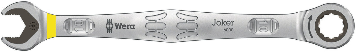 WERA Maulringratschenschlüssel Joker SW 10 mm – 80 Zähne, Haltefunktion, 159 mm
