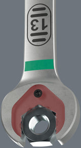 WERA Maulringratschenschlüssel 6007 Joker SW 10 mm – Extra langer Knarrenringmaulschlüssel mit Haltefunktion