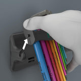 WERA Winkelschraubendrehersatz 950/9 Hex-Plus Multicolour 3, 10-teilig metrisch mit Rack und Magnetisierer