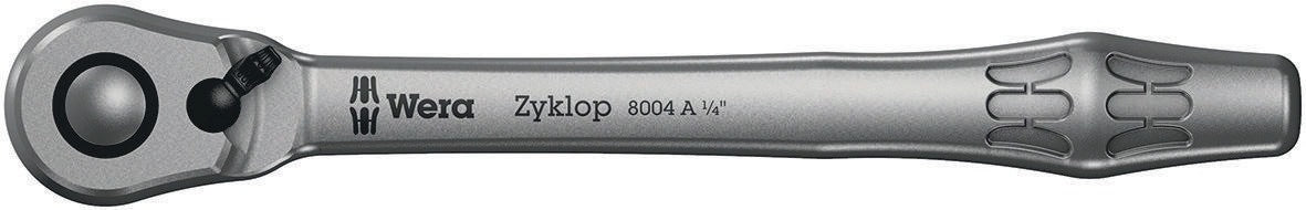 WERA Steckschlüsselsatz 8100 SA 7 Zyklop 28-tlg. 1/4 Zoll SW 5-13 mm mit 76-Zahn-Knarre