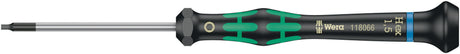 WERA Elektronik-Feinmechanik-Schraubendreher 2050 PH 1, Klingenlänge 80 mm, Kraftform-Micro-Griff
