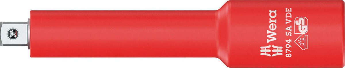 WERA Verlängerung 8794 SA VDE 1/4 Zoll, 91 mm, isoliert, Innen-/Außenvierkant