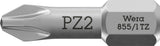 WERA Bit 867/1 TZ 1/4 Zoll T 9 L 25 mm Torsionszone zähhart
