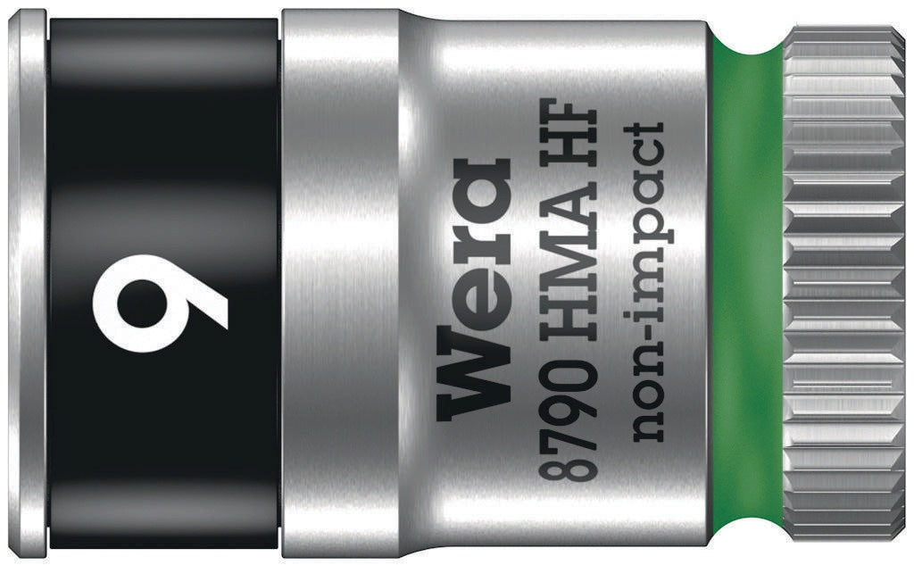 WERA Steckschlüsseleinsatz 8790 HMA HF 1/4 Zoll 6-kant SW 10 mm mit Haltefunktion