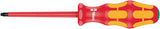 WERA Schraubendreher 167 i T 10 VDE-isoliert, 80 mm Klinge, Kraftform-Griff