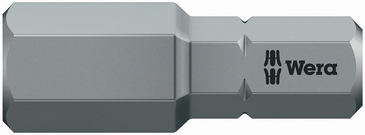 Wera Bit 840/4 Z Hex-Plus SW4 mm – Zähharter Sechskant-Bit für Innensechskantschrauben, 50 mm