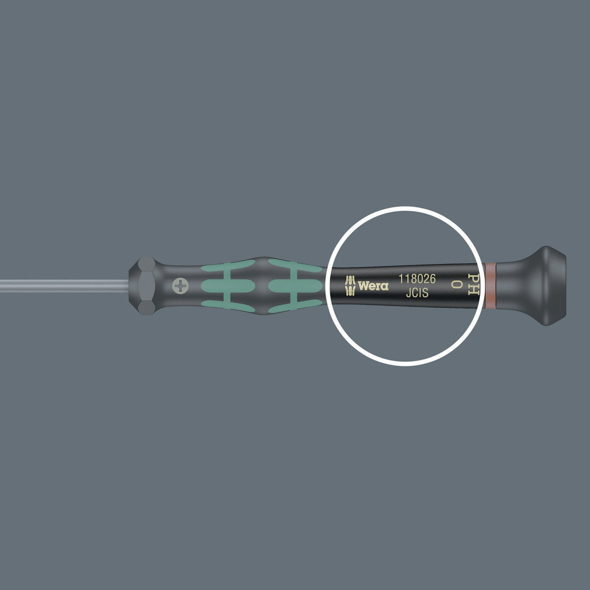 WERA Elektronikerschraubendreher 2052 Kugelkopf 1,5 mm Innensechskant ESD